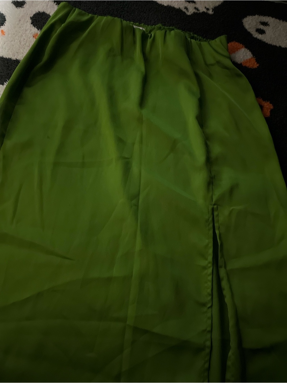 A New Day Satin, Maxi Skirt with Side Slit -size XS